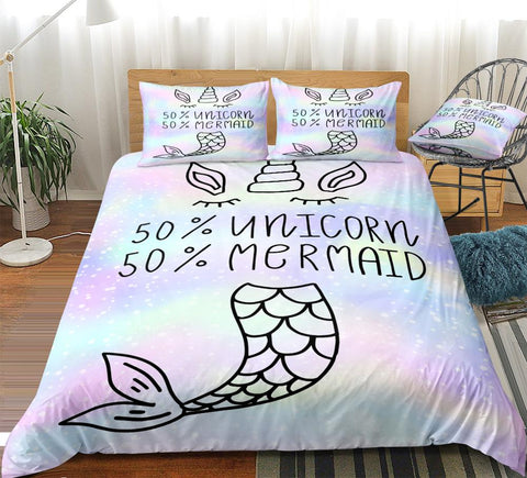 Image of Mermaid Unicorn Bedding Set - Beddingify
