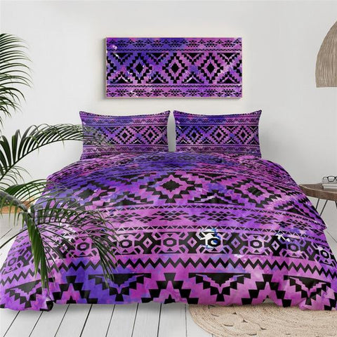 Image of Aztec Geometric Comforter Set - Beddingify