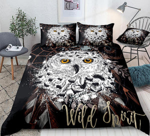 Owl Dream Catcher Comforter Set - Beddingify