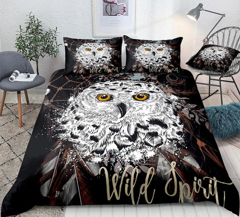 Image of Owl Dream Catcher Bedding Set - Beddingify