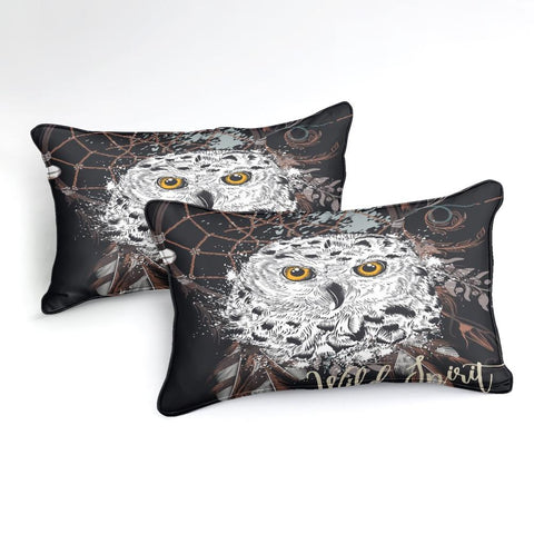 Image of Owl Dream Catcher Comforter Set - Beddingify