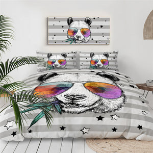 Funny Kid Panda Bedding Set - Beddingify