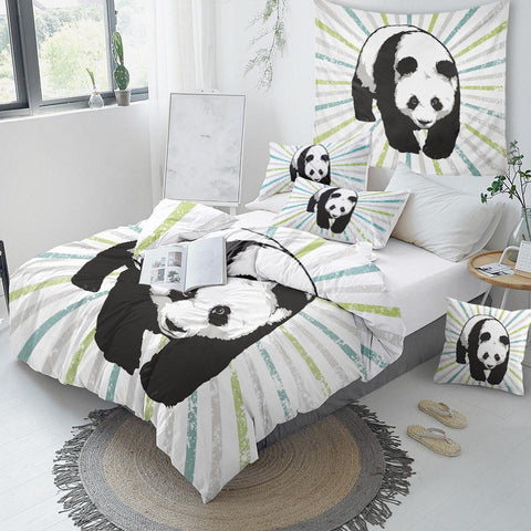 Image of Giant Panda Comforter Set - Beddingify