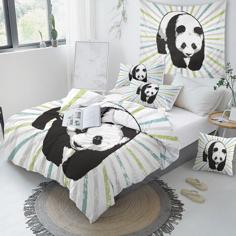 Image of Giant Panda Bedding Set - Beddingify