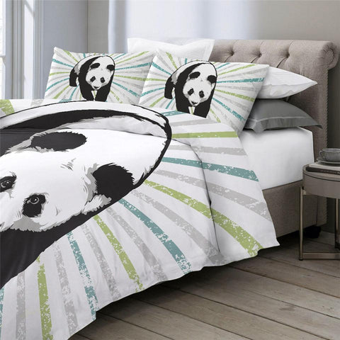 Image of Giant Panda Comforter Set - Beddingify