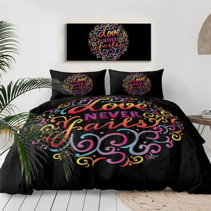 Love Never Fails Comforter Set - Beddingify