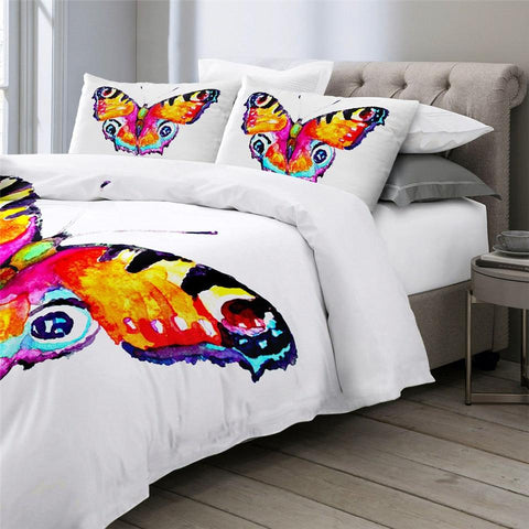 Image of Giant Butterfly Comforter Set - Beddingify
