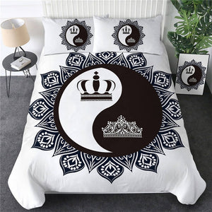 Crown Yin and Yang Bedding Set - Beddingify