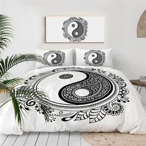 Paisley Yin and Yang Bedding Set - Beddingify