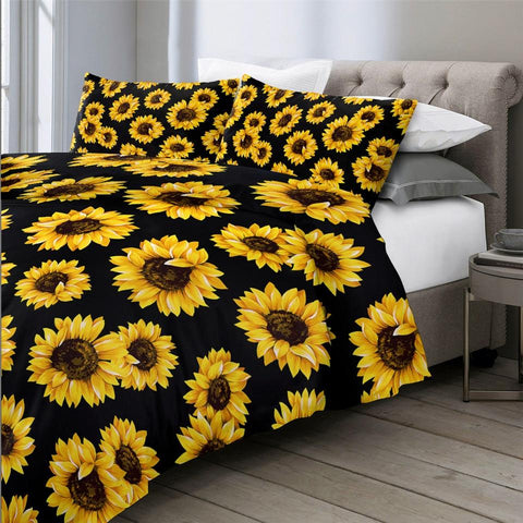 Image of Sunflowers Comforter Set - Beddingify