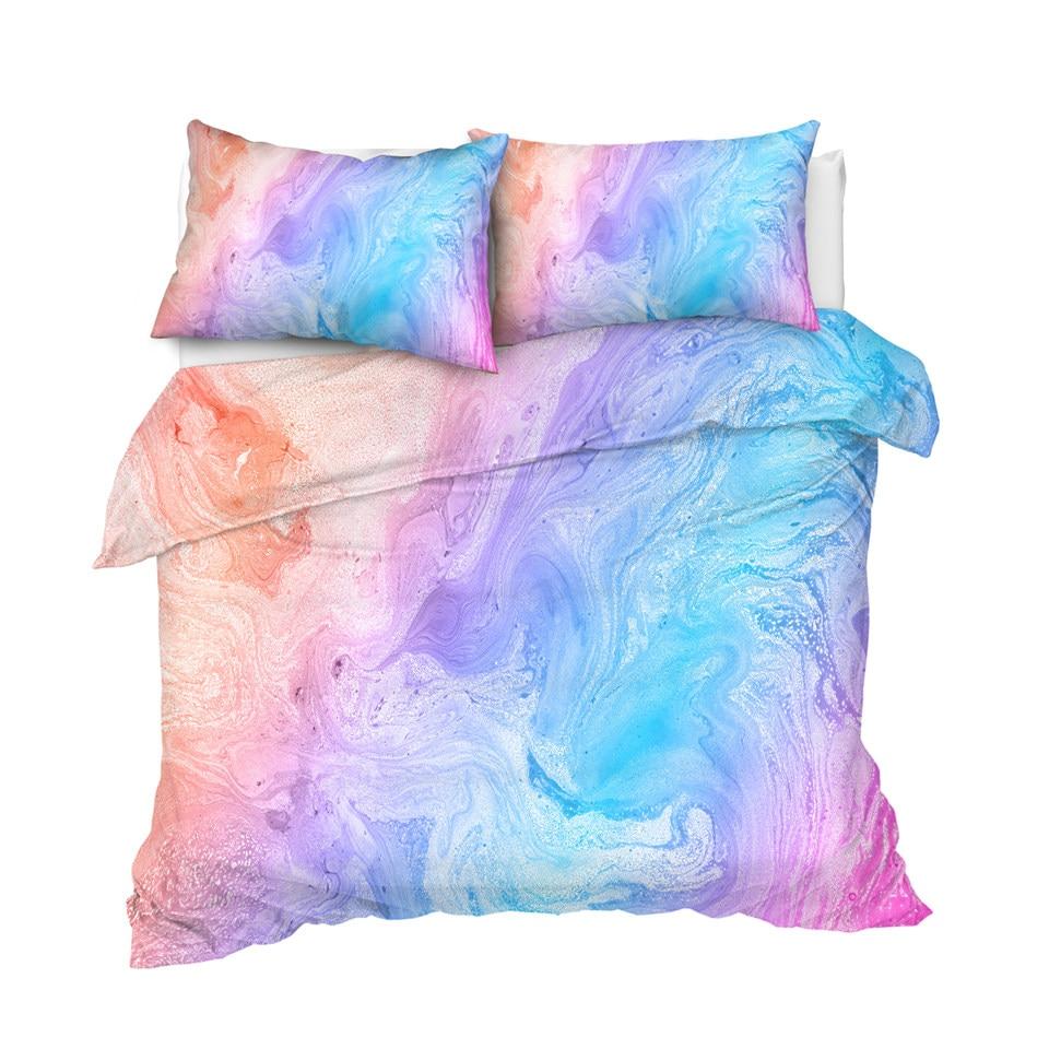 Blue Pink Pastel Comforter Set - Beddingify