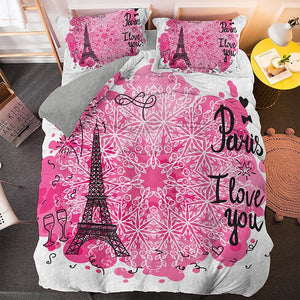 Paris Love Bedding Set - Beddingify