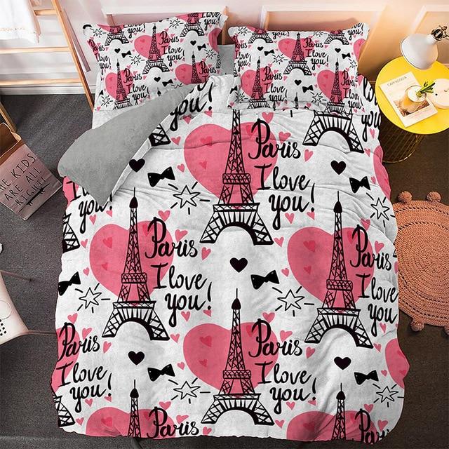 Paris I Love You Comforter Set - Beddingify