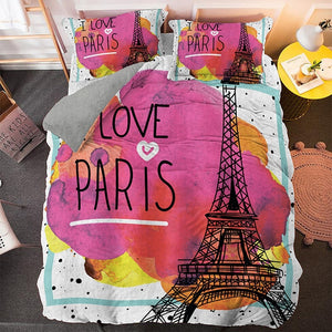 Love Paris Bedding Set - Beddingify