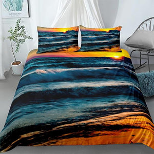 Sunset Coastal Landscape Comforter Sets - Beddingify