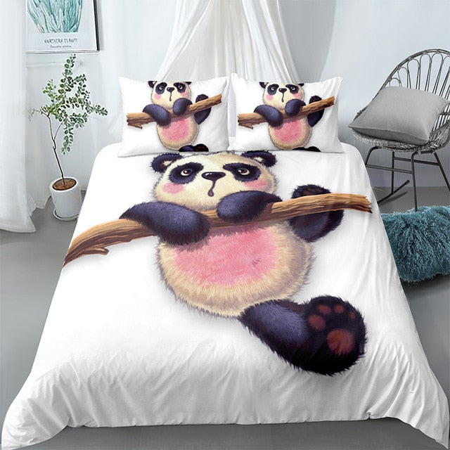 Baby Girl Panda Bedding Set - Beddingify