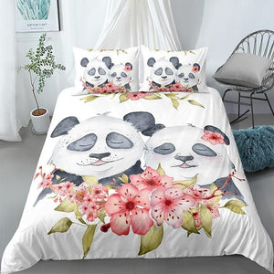 Couple Panda Comforter Set - Beddingify