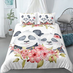 Couple Panda Bedding Set - Beddingify