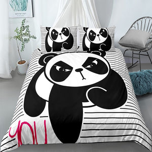 Cartoon Kids Panda Bedding Set - Beddingify