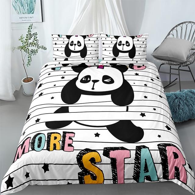 Cartoon Panda Comforter Set - Beddingify