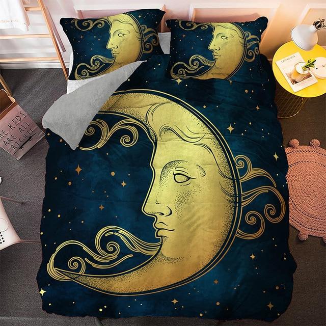 Hippie Moon Comforter Set - Beddingify