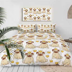 Baby Bulldog Dogs Comforter Set - Beddingify