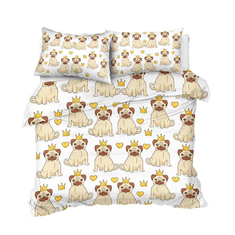 Image of Baby Bulldog Dogs Comforter Set - Beddingify