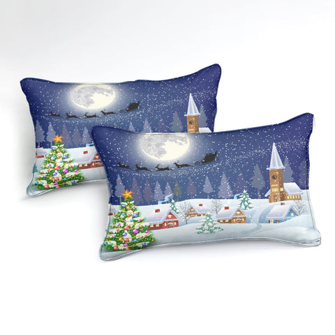 Image of Christmas Eve Themed Bedding Set - Beddingify