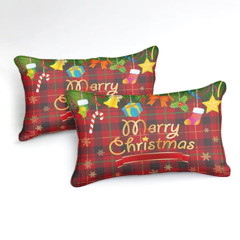 Image of Snowflake Christmas Gifts Comforter Set - Beddingify