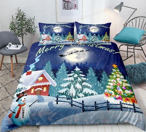 Image of Merry Christmas Comforter Set - Beddingify