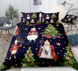 Christmas Trees Star Bedding Set - Beddingify