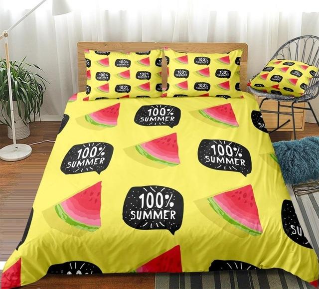 Yellow Watermelon Comforter Set - Beddingify
