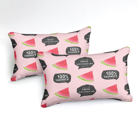 Image of Pink Watermelon Bedding Set - Beddingify