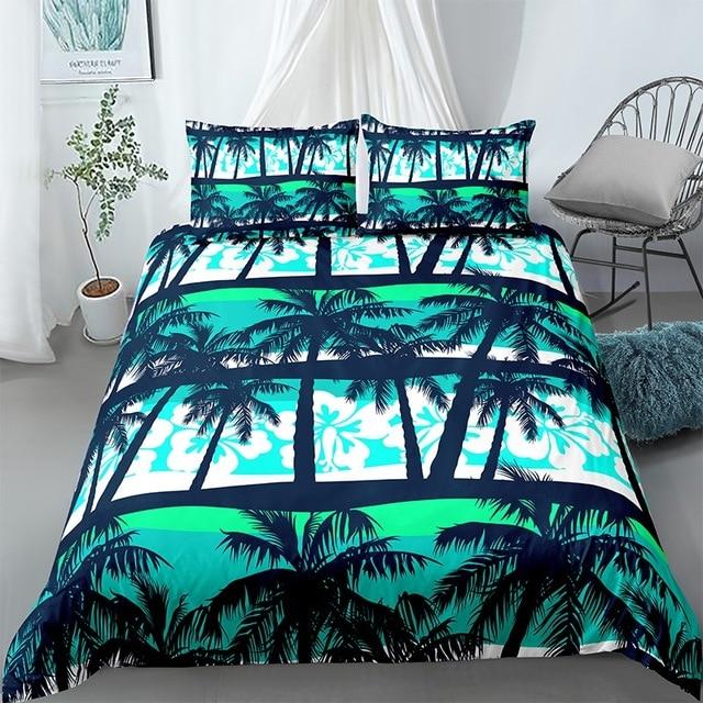 Coconut Trees Comforter Set - Beddingify