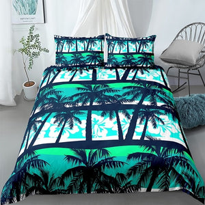 Coconut Trees Bedding Set - Beddingify