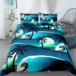 Beach Coconut Tree Comforter Set - Beddingify