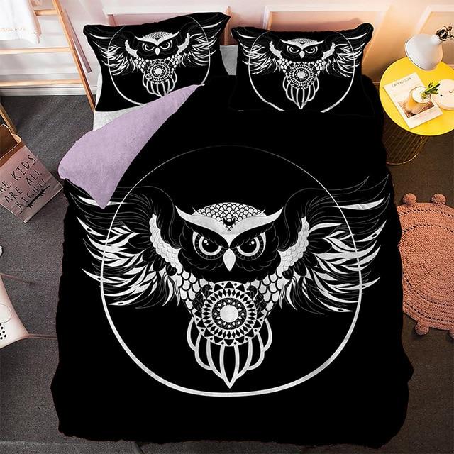 Tarot Owl Comforter Set - Beddingify