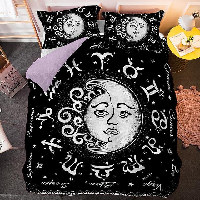 Tarot Sun And Moon Comforter Set - Beddingify
