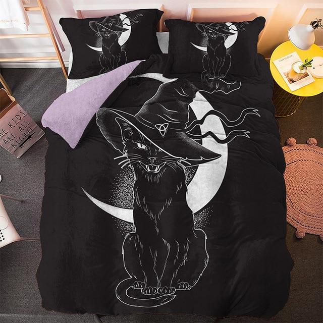 Tarot Cat Comforter Set - Beddingify