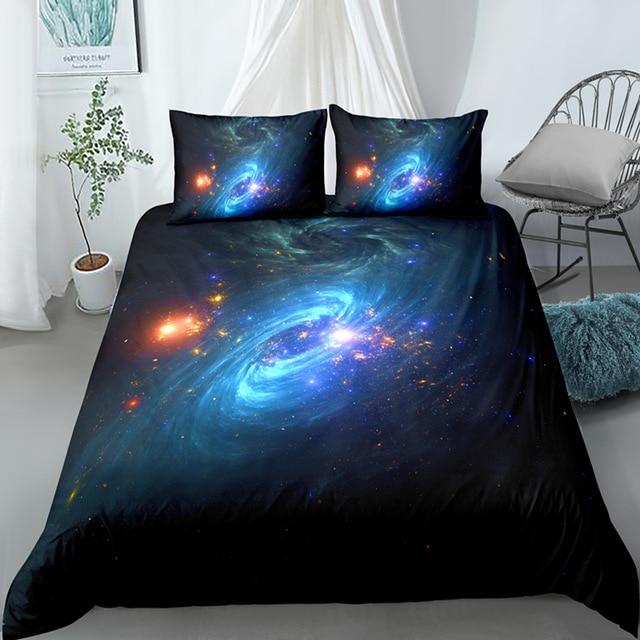 Astronaut Galaxy Comforter Set - Beddingify