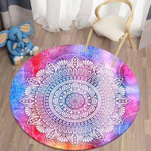 Bohemian Mandala Round Carpet for Living Room Rugs 09