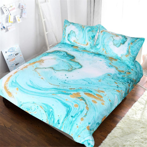 Image of Girly Marble Comforter Set - Beddingify