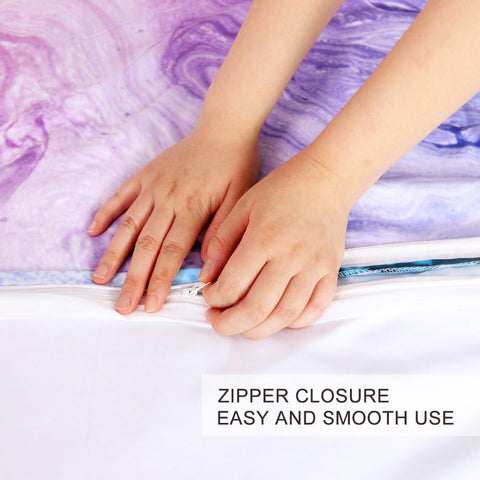 Image of Pastel Colorful Marble Comforter Set - Beddingify