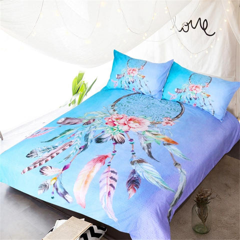 Image of Six Colors Dreamcatcher Comforter Set - Beddingify