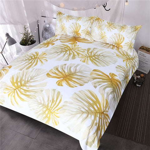 Image of Tropical Leaf Bedding Set - Beddingify