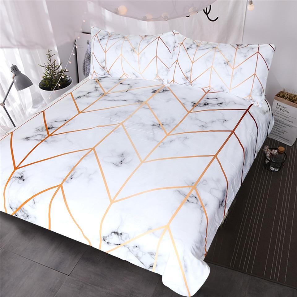 Stylish Marble Texture Comforter Set - Beddingify