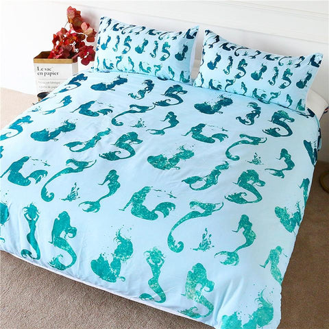 Image of Little Mermaid Comforter Set - Beddingify