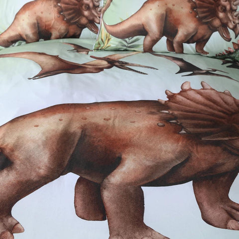 Image of Jurassic Dinosaur Park Comforter Set - Beddingify