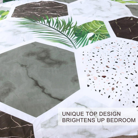 Tropical Green Palm Bedding Set - Beddingify