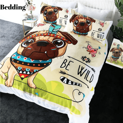 Image of Tribal Pug Bedding Set - Beddingify